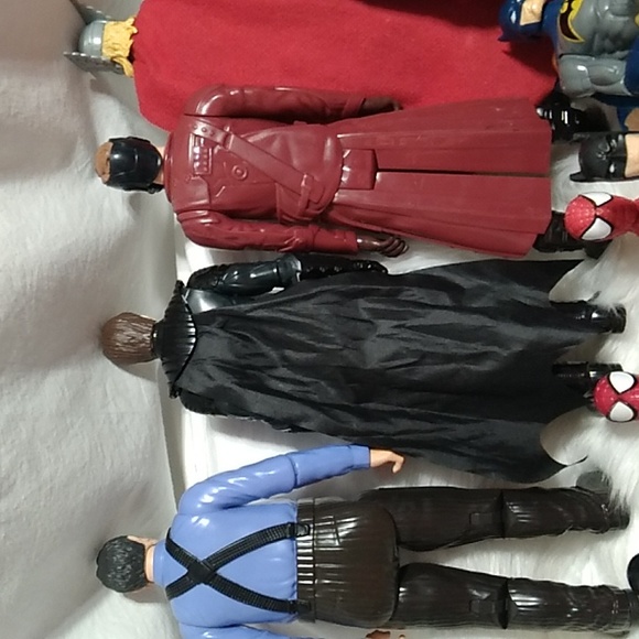 BUNDLE 2: Marvel DC Comics 18 Action Figures & 1 Bike Large Bundle Couple Flaws - Picture 12 of 16